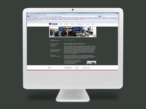 Webseite Scania Vortkamp
